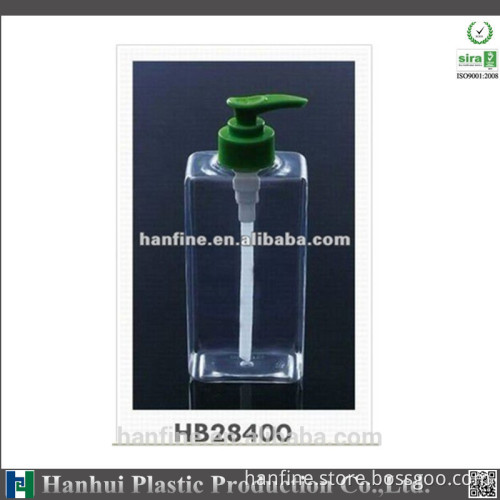 Square shape plastic bottle /PET design/400ML